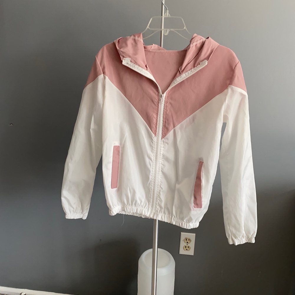90S STYLE CROPPED WINDBREAKER